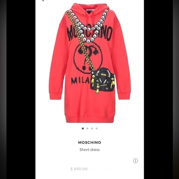 MOSCHINO COUTURE NWT Limited Edition Runway collection 
Short dress hoodie - Picture 1 of 12